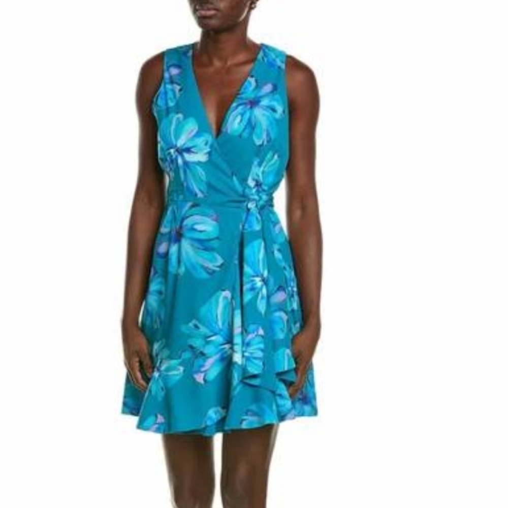 HUTCH fannie dress in blue flowers NWT